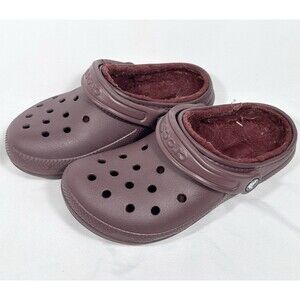 Crocs Unisex Size Man's 4 / Women's 6 - Adult Classic Cherry Lined Clog